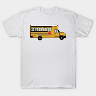 Aliens on a School Bus T-Shirt